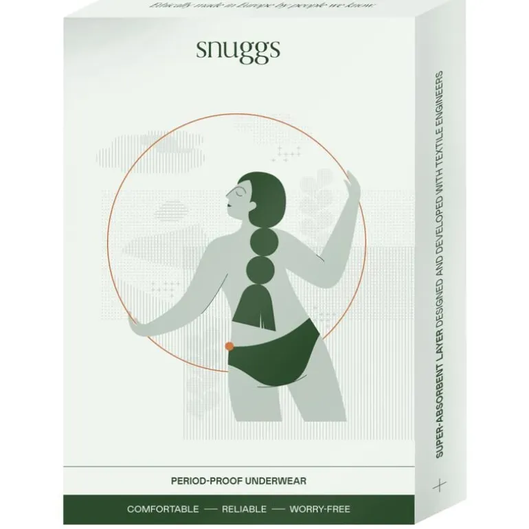 Snuggs period underwear Active highrise light black S