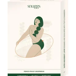 Snuggs period underwear Brazilian light black L
