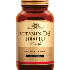 Solgar Vitamin D-3 1000 IU 25 mcg 100 softgels