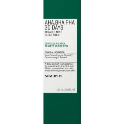 Some By Mi AHA BHA PHA 30 Days Miracle Acne Clear Foam 100 ML