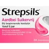 Strepsils Keeltabletten Aardbei Suikervrij 24 stuks