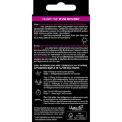 Syoss Browtint Wenkbrauw-wimper verf Donkerbruin