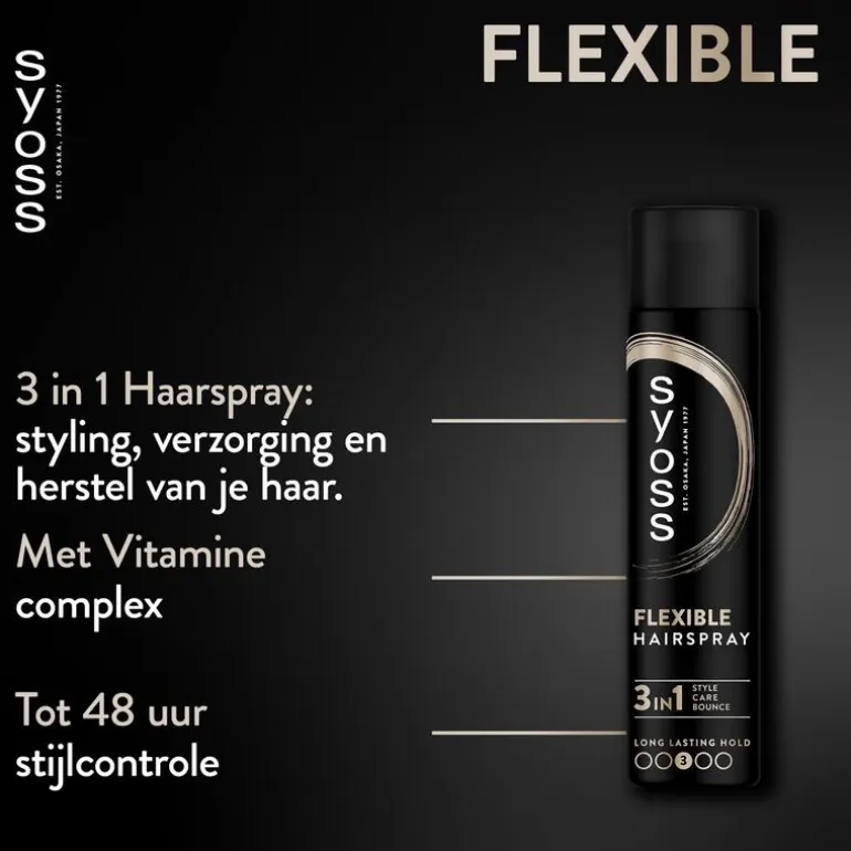 Syoss Hold&Flex Haarspray 300 ML