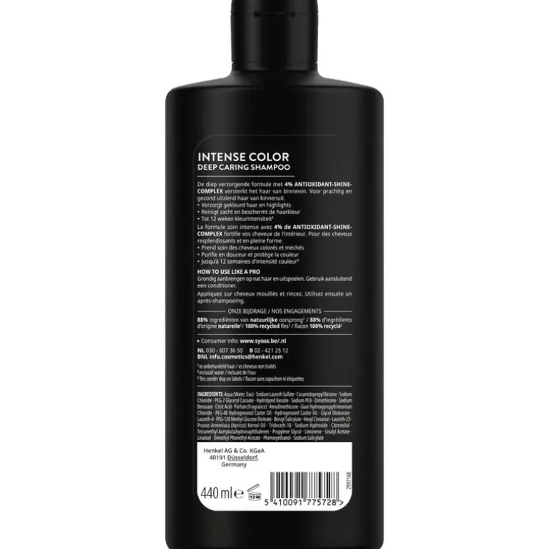 Syoss Intense Color Shampoo 440 ML