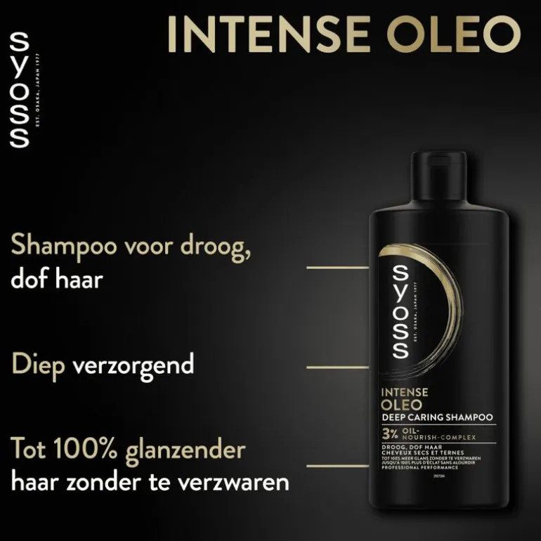 Syoss Intense Oleo Shampoo 440 ML