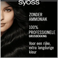 Syoss Oleo Intense 1-10 Intens Zwart/Noir Intense