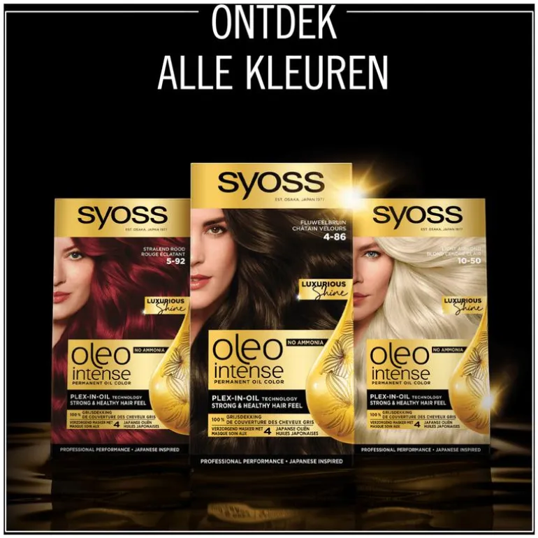 Syoss Oleo Intense 4-50 Stone Brown (Cool Browns)