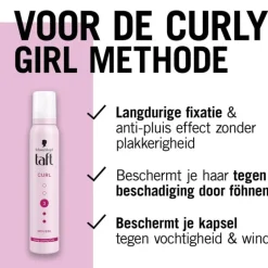 Taft Styling Curl Haarmousse 200 ML