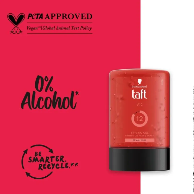 Taft Styling Gel V12 Gel 300 ML