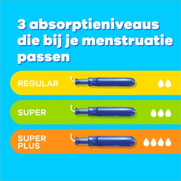 Tampax Pearl Compak Super Tampons Met Inbrenghuls 18 Stuks