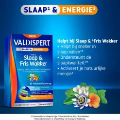 Valdispert Slaap & Fris Wakker Tabletten 24 stuks