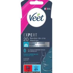 Veet Expert Ontharingsstrips Gezicht Gevoelige Huid 20 stuks