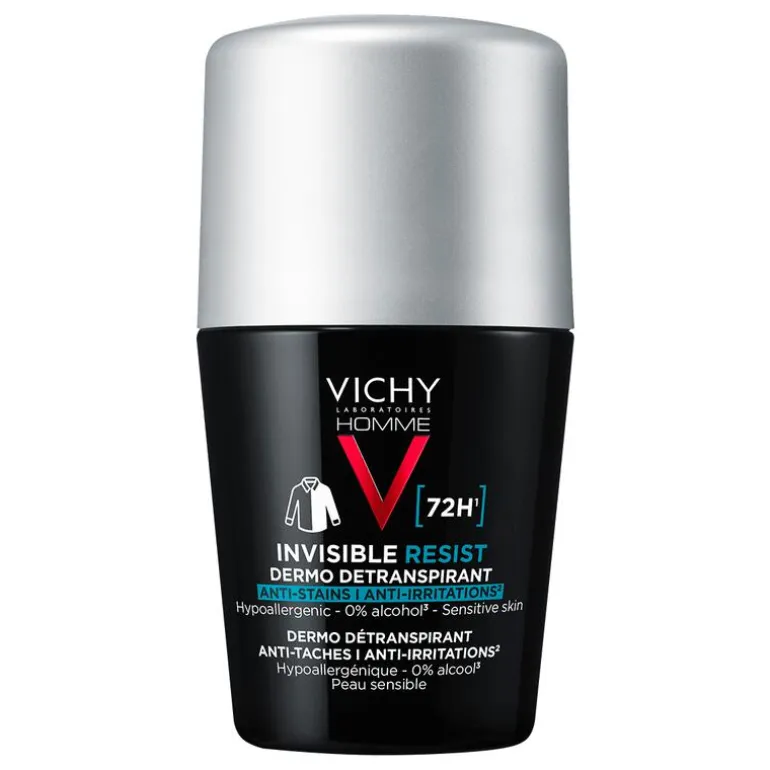 Vichy Homme Deodorant Invisible Resist 72u