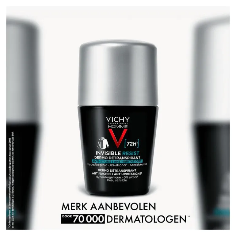 Vichy Homme Deodorant Invisible Resist 72u