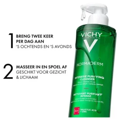 Vichy Normaderm Phytosolution Purifying Gel Cleanser 400 ML