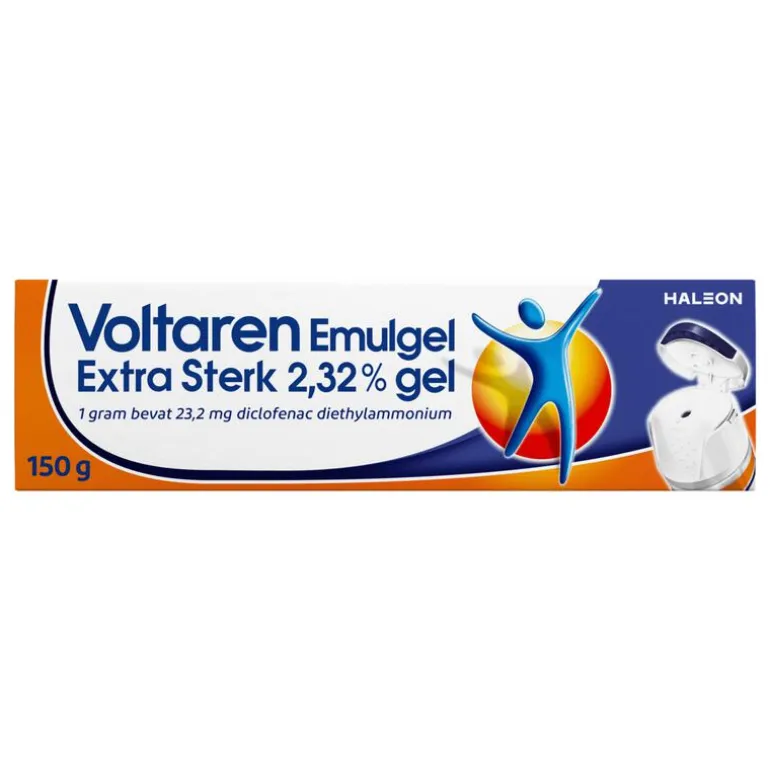 Voltaren Emulgel Extra Sterk 2,32% (diclofenac) 150gr bij Spier- of Gewrichtspijn
