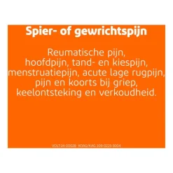 Voltaren K 12,5 MG Pijnstiller Filmomhulde Tabletten Diclofenac-Kalium 20 stuks