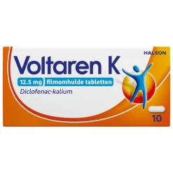 Voltaren K 12,5 MG Pijnstiller Filmomhulde Tabletten Diclofenac-Kalium 10 stuks