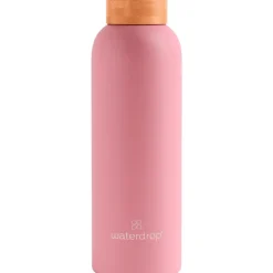 Waterdrop Thermo Steel RVS Drinkfles Pastel Roze 600 ML