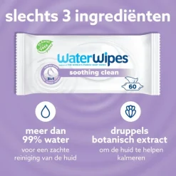 Waterwipes Soothing Clean Billendoekjes 48 stuks