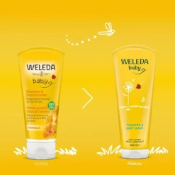 Weleda Calendula Babyshampoo & Douchecrème 200 ML
