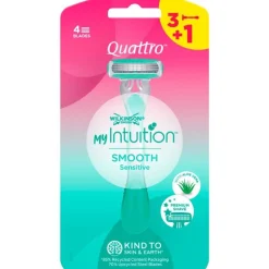 Wilkinson QUATTRO myIntuition disposables Smooth Sensitive 3+1
