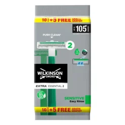 Wilkinson Sword Extra 2 Sensitive Wegwerpmesjes 10+5 gratis