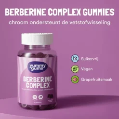 Yummygums Berberine Suikervrije Gummies 30 stuks