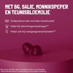 Yummygums Hormone Support gummies - suikervrij - 60 stuks