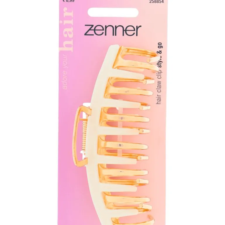 Zenner Haarklem Rond Metaal/Goud