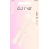 Zenner Haarklem speld zilver 2x