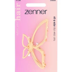 Zenner Haarklem Vlinder Goud