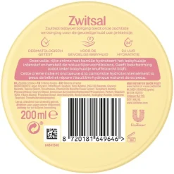 Zwitsal Zachte Crème Pot 200 ML